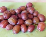 A picture of step 1 of Vickys Plum Gin.