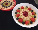 A picture of step 3 of Fruit custard.
