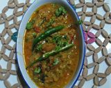 A picture of step 5 of Toria ki sabzi.