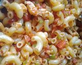 A picture of step 5 of Chicken vegetable macaroni.