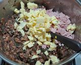 Foto del paso 2 de la receta: Bocadillos de hojas de remolacha con jamón y queso