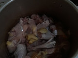 Ayam Merah Masak Gota (tanpa darah)