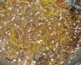 A picture of step 4 of Nauratan chutney.