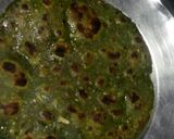 A picture of step 5 of Spinach paratha.