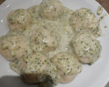 Foto del paso 9 de la receta: Ñoquis de papá rellenos, con salsa blanca y brócoli 🥦