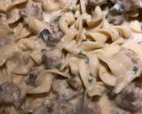 A picture of step 4 of Easy Sausage Egg Noodle Dish.