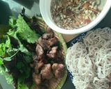 Hình bước làm 3 của món Bún chả