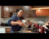 A picture of step 3 of Whitney & Bobby”s Beef Hoisin Noodles with Cabbage.