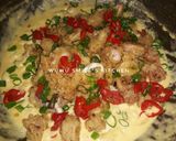 Foto langkah ke 4 dari resep Cumi Saus Telur Asin.
