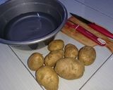 Foto langkah ke 1 dari resep Kentang goreng renyah super enak (Ala chef Tsara) 👌🤭.