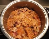 Szegediner Gulasch mit Bratklössen Rezeptschritt 7 Foto