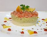 Pas rețetă Tartar de somon cu avocado 7 fotografie