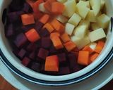 Hình bước làm 1 của món Salad nga eatclean