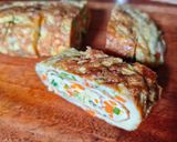 Foto langkah ke 6 dari resep Telur Dadar Gulung (Tamagoyaki) Wajan Bundar.