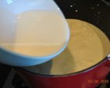 A picture of step 2 of Fried Milk شیر سرخ شده.