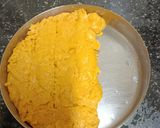 A picture of step 4 of Heirloom Traditional Thali ---- Dhokli Nu Shake, Jaggery, Bhakri, & Chaas.