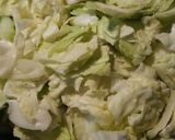 A picture of step 3 of Escalated Cabbage.