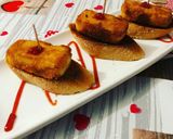 A picture of step 4 of Fried Goat Cheese with Toast.