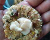 A picture of step 6 of Corn cheese tikki.