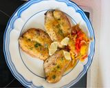 Foto del paso 6 de la receta: Filetes de caballa y boniato al horno con verduritas pochadas