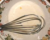 A picture of step 1 of Pancakes with sugar and lemon.