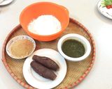 Hình bước làm 1 của món Bánh ngải khoai lang