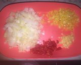 Tejfölös gomba pörkölt lecsós alappal, kagyló tésztával recept fázis 1 fotója