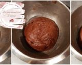 Une image de l'étape 3 de Brioche tout chocolat avec éclats.