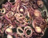 Foto del paso 14 de la receta: Cena norteamericana: Hamburguesas caseras con aros de cebolla y salsa barbacoa