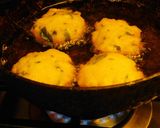 A picture of step 4 of Pancha vada (deep fried lentil patties).