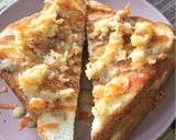 Foto langkah ke 3 dari resep Roti panggang crumble keju.
