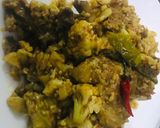 A picture of step 4 of Gobi Gosht.