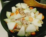 Foto langkah ke 3 dari resep Sup Ayam Labu ala Chinese Restoran.