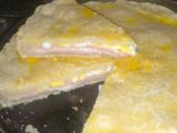 Torta de jamón y queso