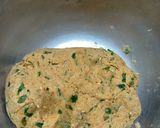 A picture of step 1 of Methi Bhakhri.