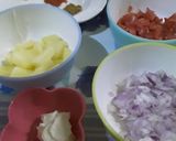 A picture of step 1 of Desi Style Pasta.