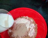 A picture of step 4 of Lava chocolate biscuit modak.