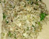 A picture of step 1 of Gobhi Parantha.