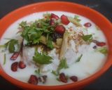 A picture of step 14 of Dahi vada I dahi bhalla.