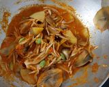 Foto langkah ke 3 dari resep Sayur jantung pisang petai pedas.