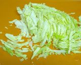 A picture of step 2 of Fluffy Kansai-Style Okonomiyaki with Cabbage and Nagaimo.