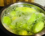 A picture of step 4 of Kheer-Potol/Parwal or Potol Mishti.