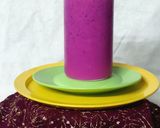 A picture of step 3 of Red dragon fruit milkshake.