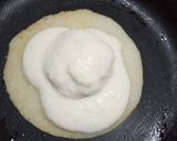 A picture of step 3 of Stuffed rawa utappam.