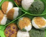 A picture of step 7 of Tricolour Idli.