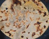 A picture of step 1 of Hara lehsan(memoni dish).