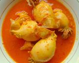Foto langkah ke 5 dari resep Gulai Cumi Bunting.