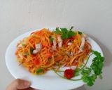 Hình bước làm 6 của món Nộm đu đủ