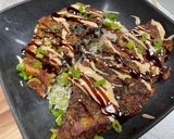 A picture of step 10 of Red Cabbage Okonomiyaki Fritter.