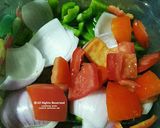 A picture of step 3 of Chinese rice with Manchurian by Saima Sameer ali #cookpadapp.